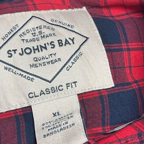 Stretch Poplin Mens Classic Fit Long Sleeve Button-Down S… - Picture 5 of 7